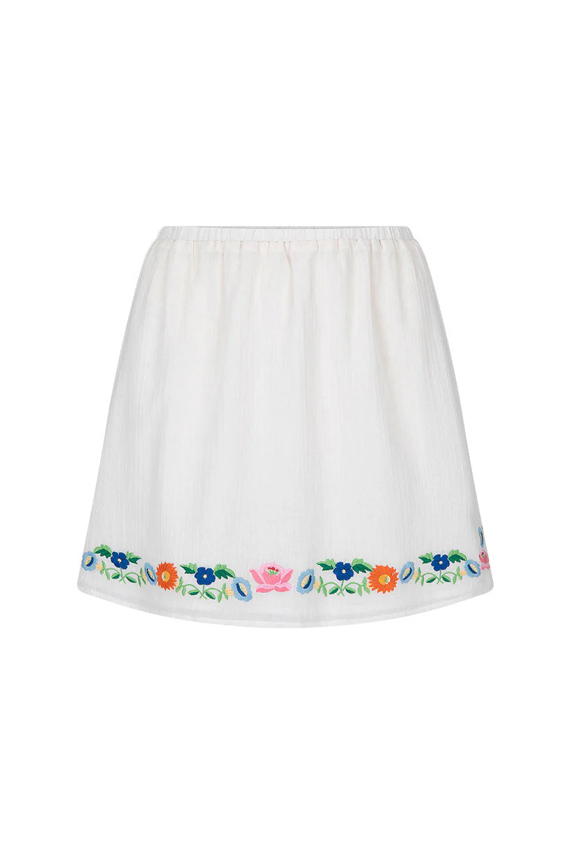 Florapaloosa Embroidered Mini Skirt - Image 8