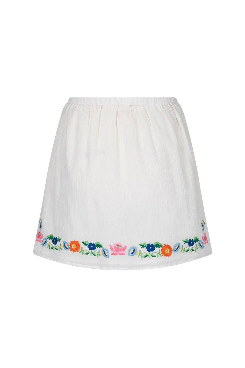 Florapaloosa Embroidered Mini Skirt - Image 9