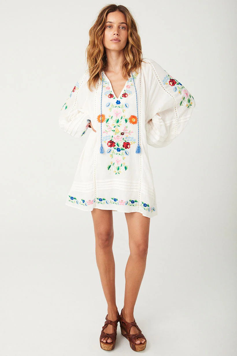 Florapaloosa Embroidered Tunic Dress - Image 5