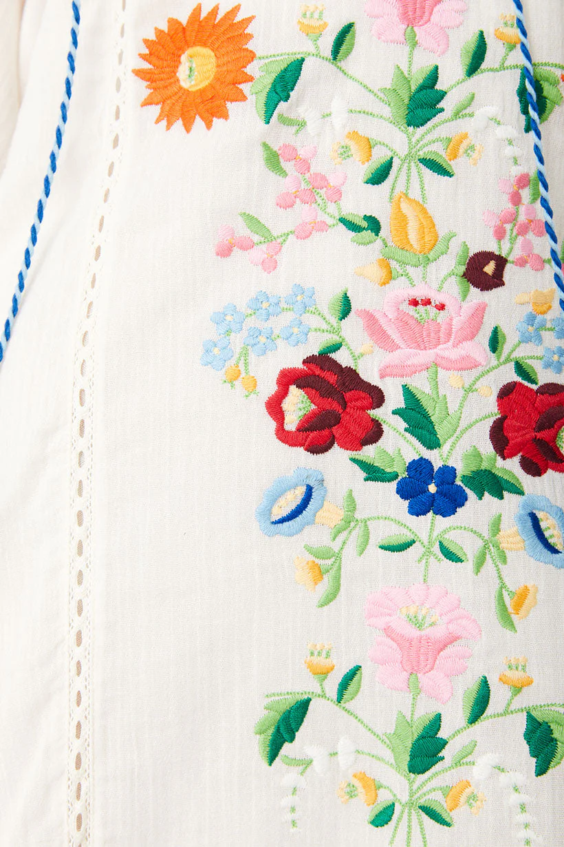 Florapaloosa Embroidered Tunic Dress - Image 7