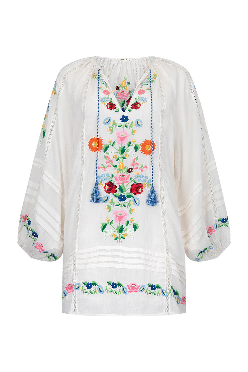 Florapaloosa Embroidered Tunic Dress - Image 9