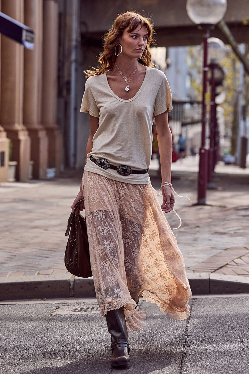 Labyrinth Lace Maxi Skirt - Image 3