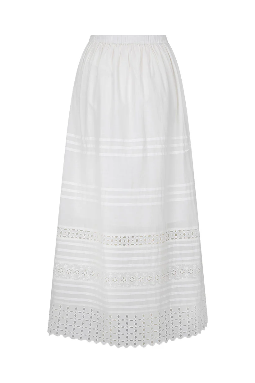 Love in the Afternoon Lace Maxi Skirt - Image 10