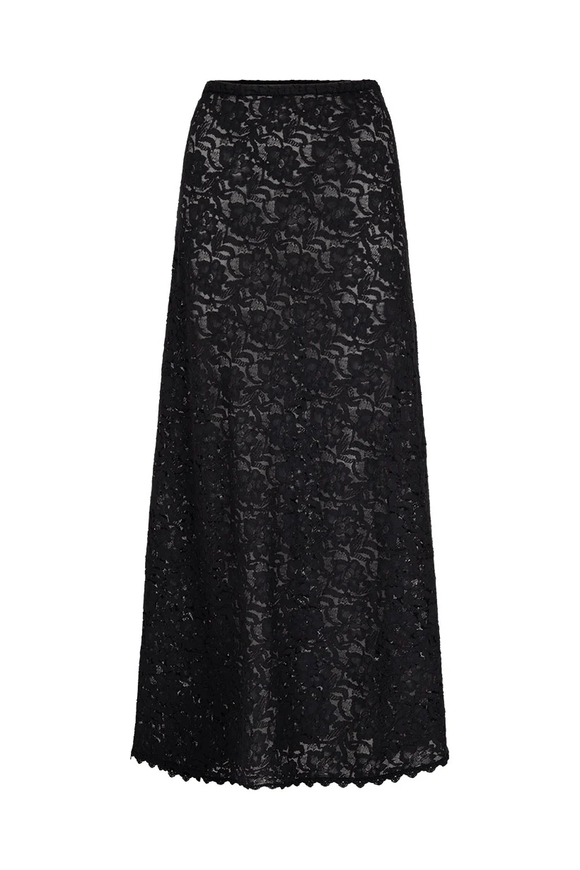Lux Lisbon Lace Maxi Skirt - Image 3