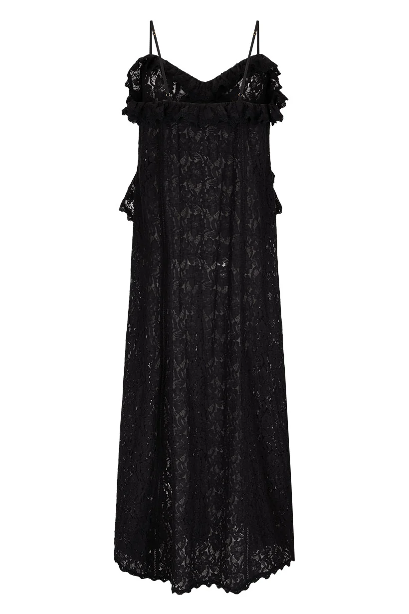 Lux Lisbon Lace Strappy Maxi Dress - Image 10