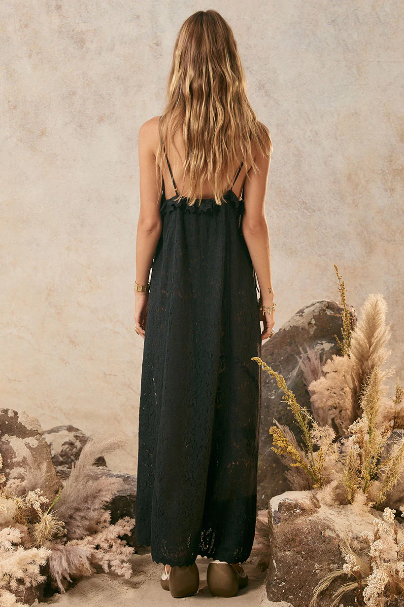 Lux Lisbon Lace Strappy Maxi Dress - Image 8