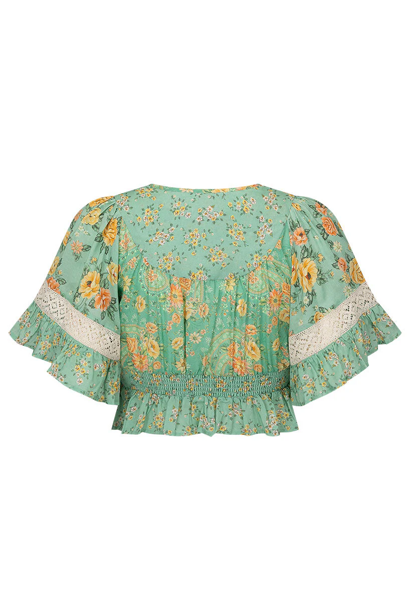 Melody Cropped Blouse - Image 10