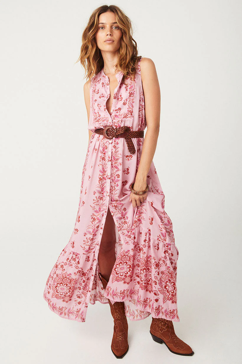 Rebel Spirit Button Through Maxi Dress - Image 5