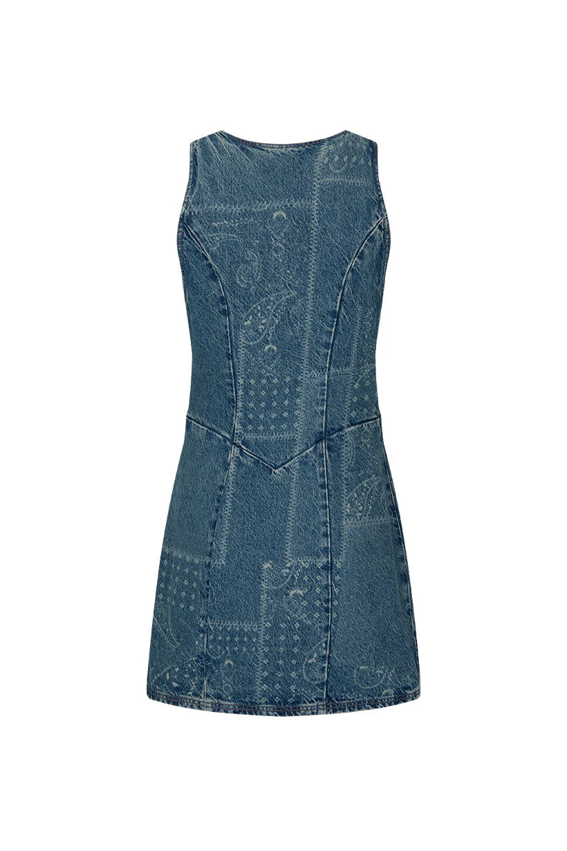 Road Trip Denim Vest Dress - Image 11