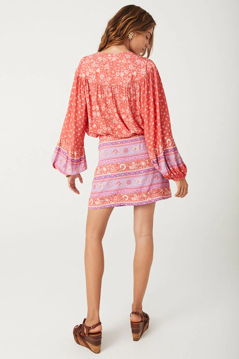 Sunshine Bandit Wrap Mini Skirt - Image 5
