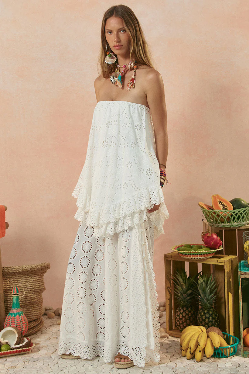 Yaya Lace Scarf Mini Dress - Image 2