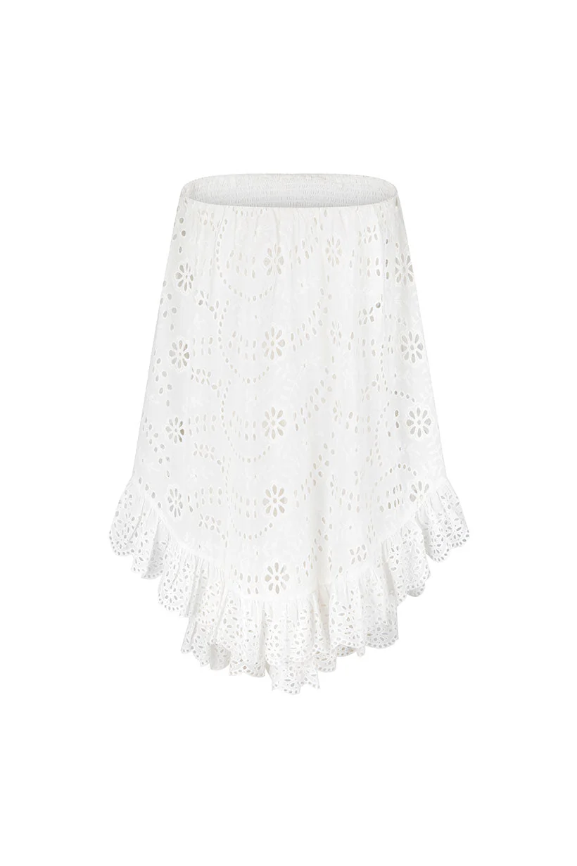 Yaya Lace Scarf Mini Dress - Image 6